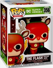 Funko Pop DC Universe The Flash Christmas Dash #356 In Protector