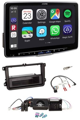 Alpine Lenkrad USB Bluetooth DAB Autoradio für VW Amarok Beetle EOS Caddy Golf V
