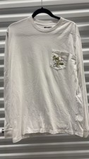 USF Bulls Champion Long Sleeve Pocket T Shirt White Size M Run With Us South Flo