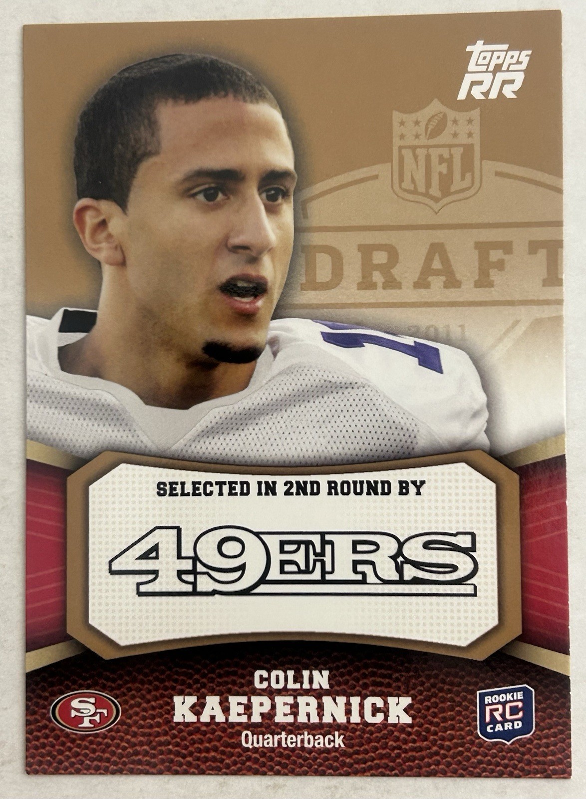 Colin Kaepernick Topps Rising Rookies #128 Gold