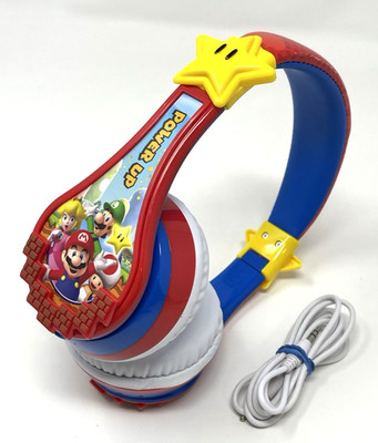 Nintendo Super Mario Bros Kids Bluetooth Wireless Headphones Foldable - Tested!