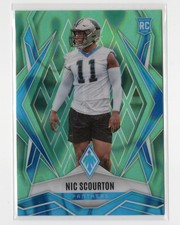 2025 Panini Phoenix - Rookies Nic Scourton #231 Teal Lava /175 (RC)