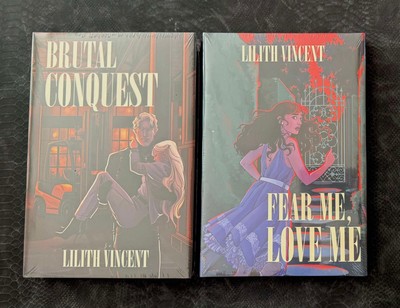 Arcane Society Brutal Conquest & Fear Me, Love Me Lilith Vincent NEW SIGNED