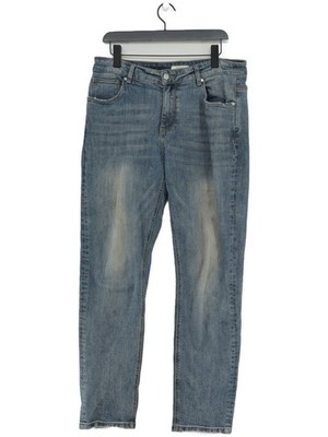 Arne Men's Jeans W 34 in Blue Cotton with Elastane Straight