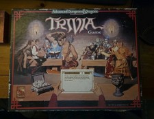 Advanced Dungeons & Dragons AD&D Trivia Board Game 1069 TSR 1991 - Complete
