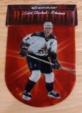1997-98 DONRUSS HOCKEY KEITH TKACHUK #4 RED ALERT DIE-CUT /5000 COYOTES