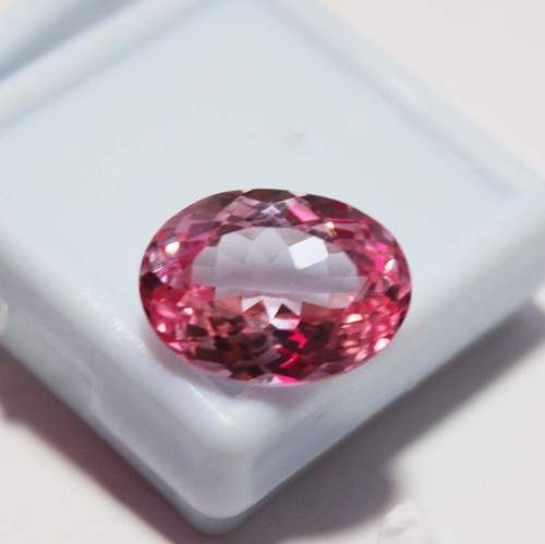 Zaffiro Padparadscha Qualità Cimelio 9-10 Ct Forma Ovale Certificato Raro Naturale - Foto 3 di 12