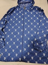 Adidas Real Madrid Monogram Windbreaker Men's Jacket Size XL