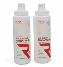 Red Medical Supplies Multi-Device Conductive Gel 8.45floz 250mL Pack of 2
