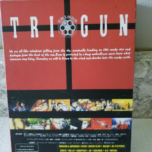 Trigun Complete Series (DVD) 3-Disc Box Set, Anime, Japanese/English Dub - Picture 2 of 8