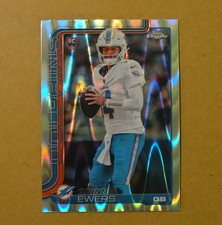 2025 Topps Chrome Quinn Ewers Rookie Miami Dolphins NFL Card #316