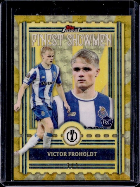 2025-26 Finest Club Competition Victor Froholdt Showmen SuperFractor RC #1/1