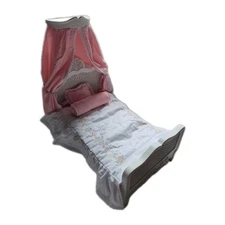 American Girl Doll Samantha Pink Canopy BED & BEDDING SET 