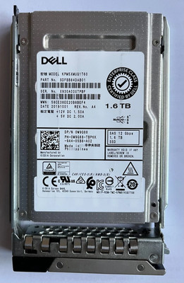 W9G88 0W9G88 DELL KIOXIA KPM5XMUG1T60 1.6TB SAS 2.5'' 12Gb/s SSD MU R640 R740