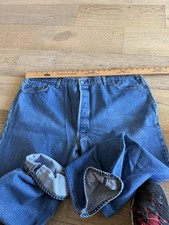 Vintage 80s Levi's 501 XX Dark Blue Wash Denim Jeans Made In USA Mens Size 42x27