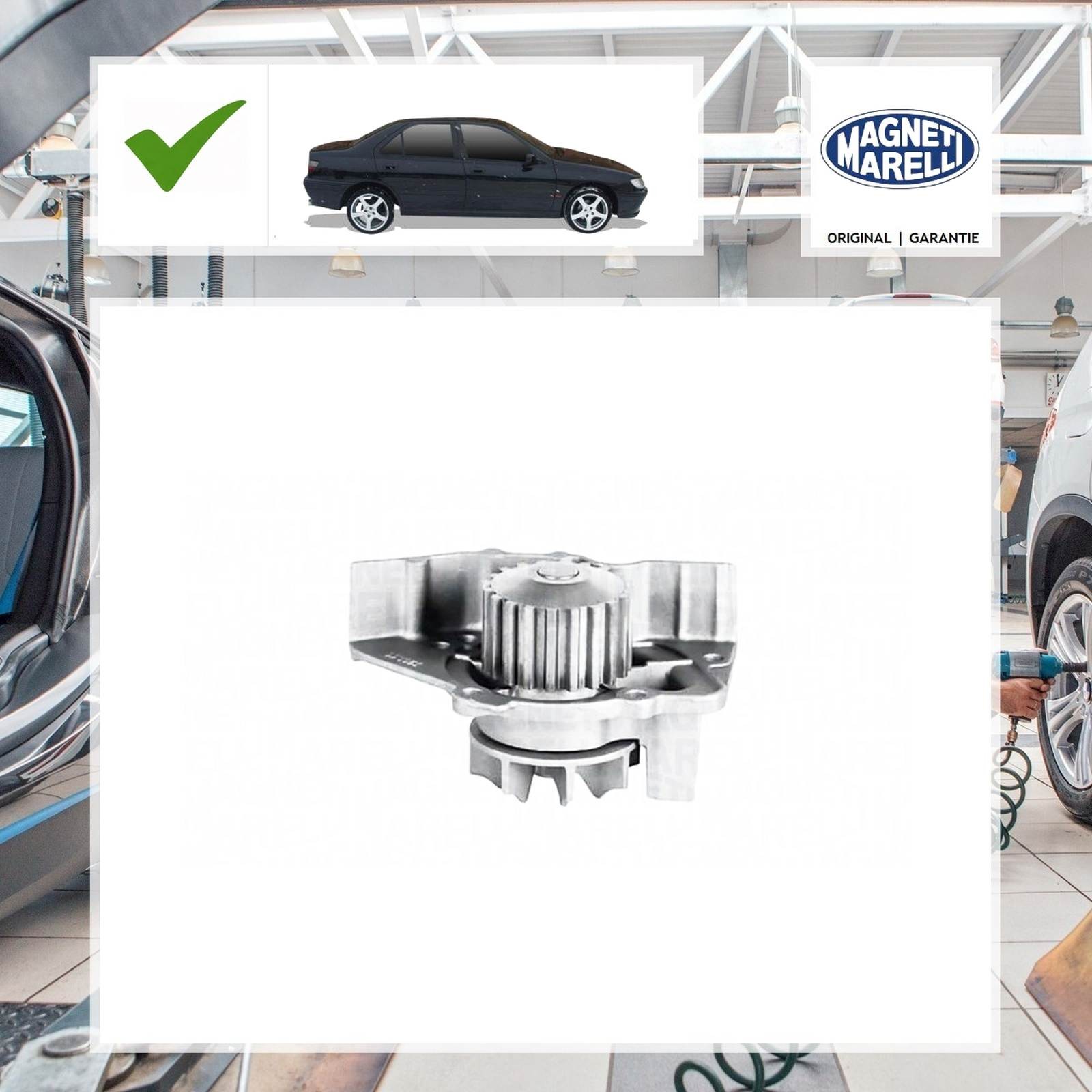 Magneti Marelli Wasserpumpe PEUGEOT 406 (8B) 2.0 16V