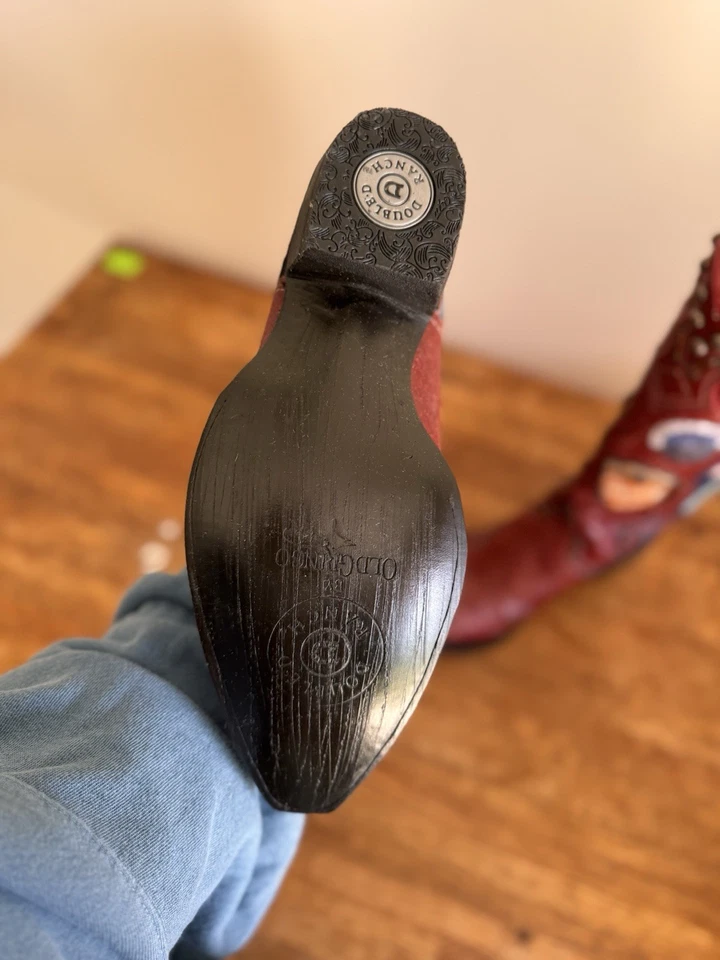 Double D Ranch Escalante 靴子红色 10.5 码 — 第 4/4 张图片