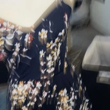 Womens the general good dress fit and flare spaghetti strap Sleeveless Size S