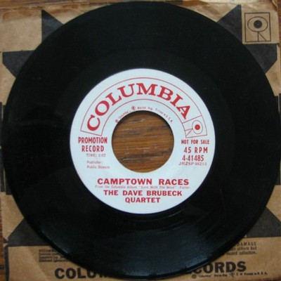 Dave Brubeck Quartet - Camptown Races / Short'nin' Bread - Us - Promo - G8100z