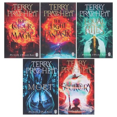 Discworld Series by Terry Pratchett: Book 1-5 Set - Fiction