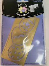 Scrapbooking Lasting Impressions Embossing Template Brass Stencil -L1097 NEW