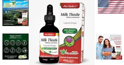 Cardo Mariano Milk Thistle Drops - Pure Extract for Optimal Liver Function