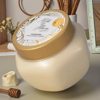 Oriflame Milk & Honey  Milch Honig Gold nährende Hand Körpercreme Pflege Creme 