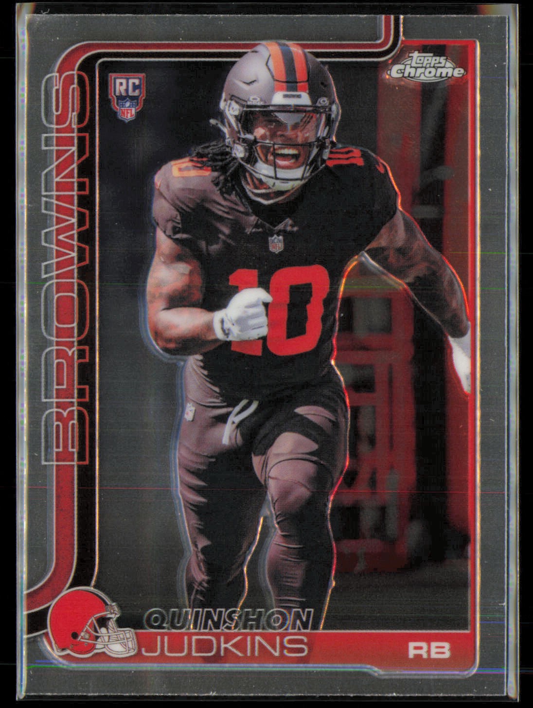 Quinshon Judkins 2025 Topps Chrome #325 RC Cleveland Browns