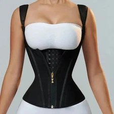 Fajas Colombianas Body Shaper Women Vest Tops Double Compression Waist Shapewear