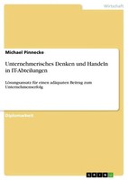 Michael Pinnecke | Unternehmerisches Denken Und Handeln In It-Abteilungen | Buch