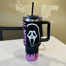 Scream Ghost Face 40oz Tumbler Killin It Rhin...