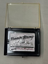 VTG Snap - On Tools SSX-1176 Chrome On Brass Runnin' Strong Belt Buckle NIB