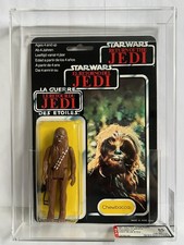 Star Wars Vintage 1984 Tri-Logo Chewbacca 70 Back SINGLE HIGHEST GRADED AFA 85