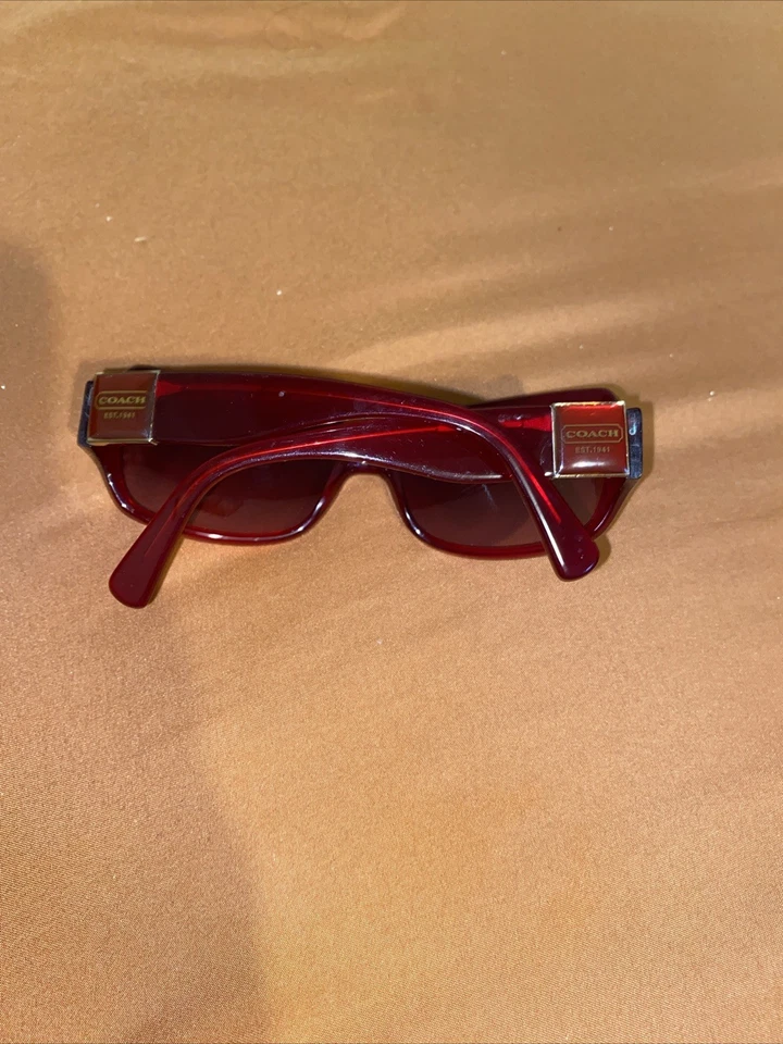 Gafas de sol Coach Delphine Borgoña para mujer 57-17 125 3N.  Hc 8024 Foto 2 de 4