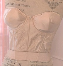 Lady Marlene 1970s Bustier Nude size 38C Vintage