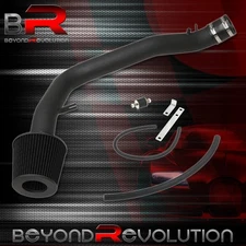 For 1990-1993 Integra Cold Air Intake Induction Black Aluminum Piping + Filter