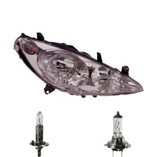 Halogen Scheinwerfer links H1 für Peugeot 307 Break SW inklusive Lampen