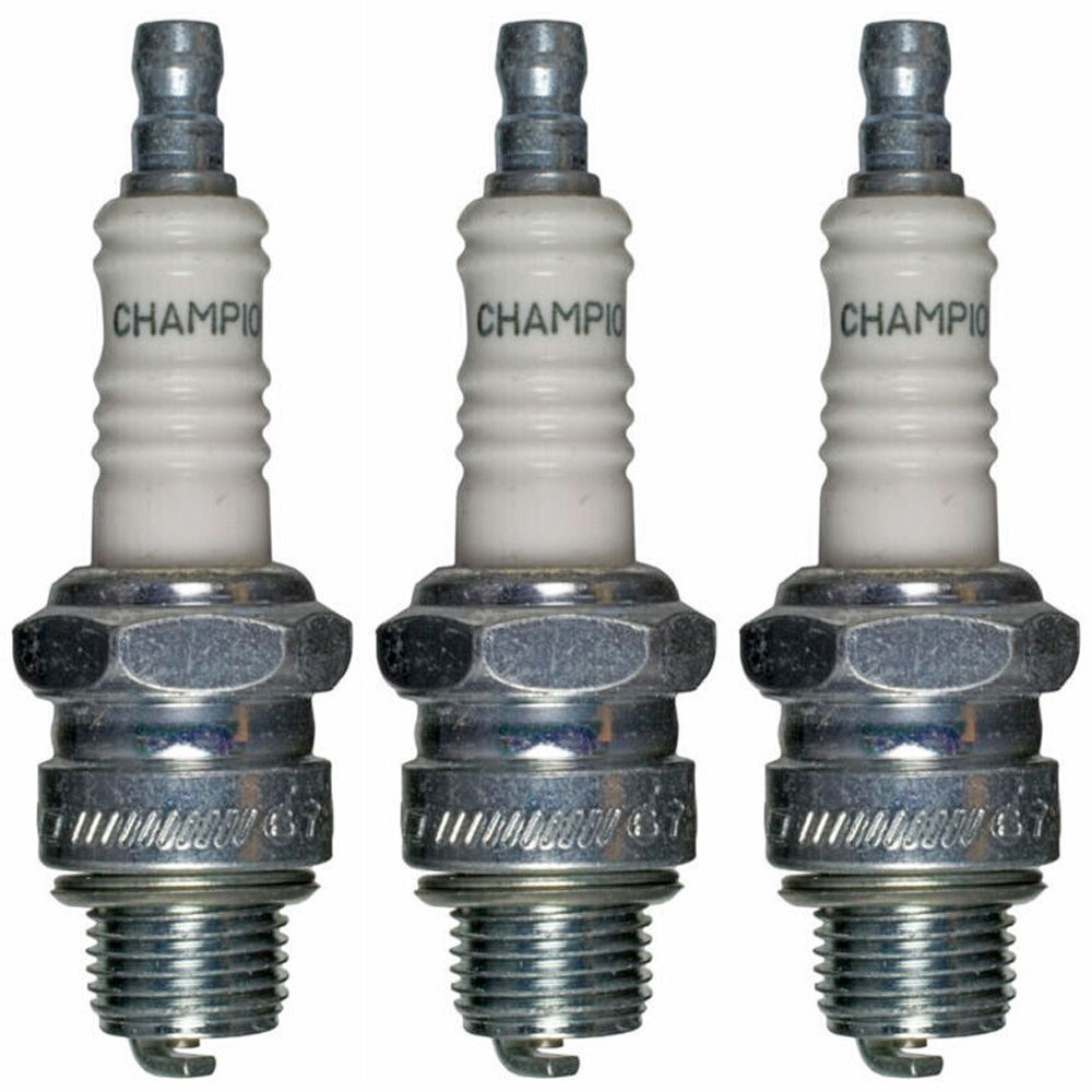 Champion Spark Plug 854 3pk Copper Plus 14mm 11mm Small Engine Non-Resistor