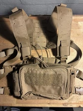 Haley Strategic Micro Chest Rig + Lunar Concepts HR Harness, Cayote Brown