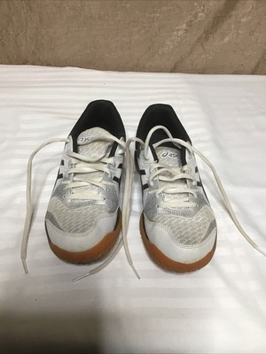 ASICS GEL-ROCKET 9, 1072A034, Black/White, Womens Volleyball Shoes, Size 6 1/2