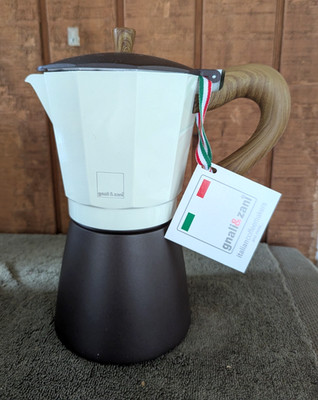GNALI & ZANI Jumbo Italian Coffee/ Espresso Maker (Brown) 28 oz