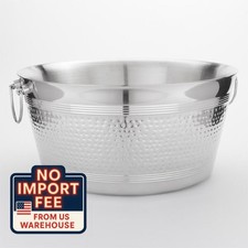 American Metalcraft DWBT185 Double Wall Party Tub - 18 1/2" x 9" 124dwbt185