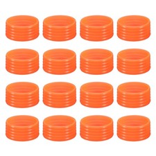 Silicone Racquet Band Grip Rings, Anti-slip 16 Pcs  Orange