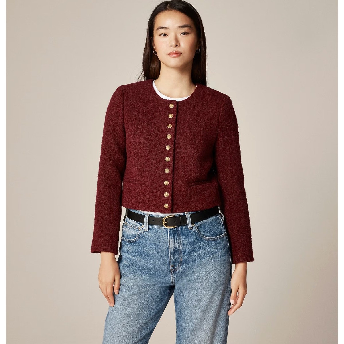 Native J.CREW Nylon Jacket 【Burgundy】 M size