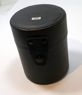 Konica Hexanon 35mm f2.0 f2.8 AR lens empty Hard case - fits 50mm f1.4