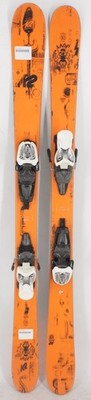 K2 Juvy Twin Tip Junior Skis with Bindings - 129 cm Used