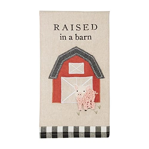 Mud Pie Farm Animal Applique Towel - Thumbnail 3