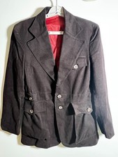 Vintage 70s Great American Clothing Co Chocolate Brown Blazer Jacket Size 38R