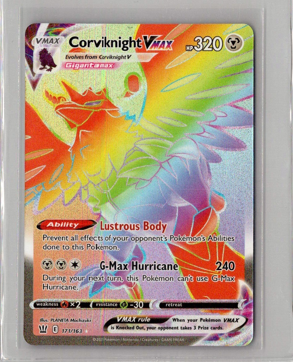 Corviknight VMAX 171/163 Pokemon TCG SWSH05: Battle Styles Holo NM