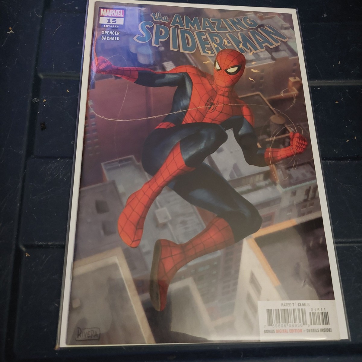 Amazing Spider-Man #15 2019 Marvel Comics Paolo Rivera Cover DEATH